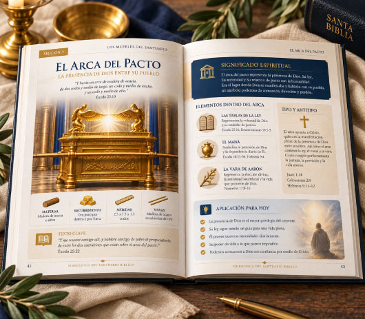 Página interior del estudio del Santuario
